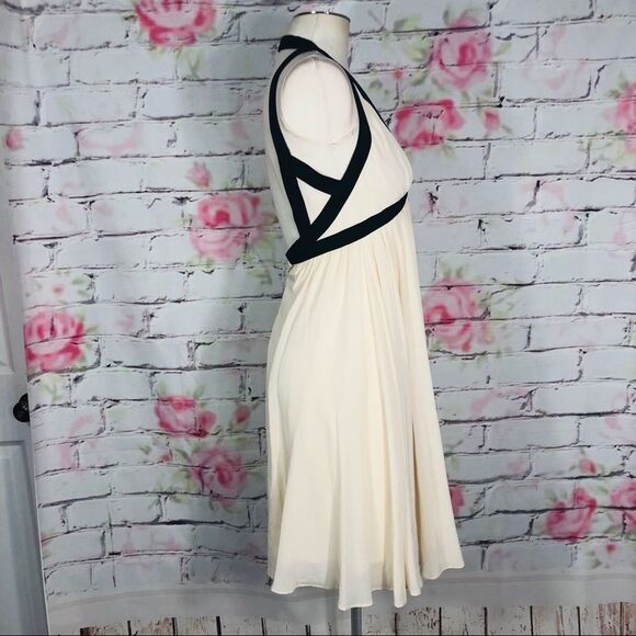 Reiss vicory strappy flowing silk dress w back zip - Picture 3 of 8